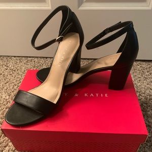 Kelly & Katie Black Sandal/Heel